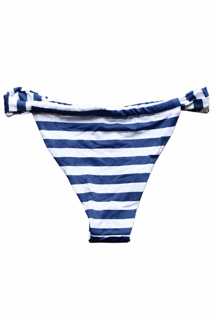 Shell Yeah Striped Bikini - Navy/White