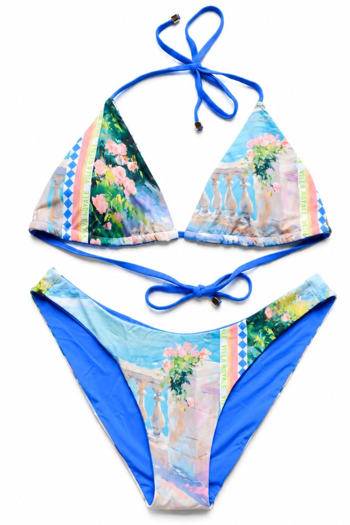 Castaway Babe Reversible Bikini - Blue