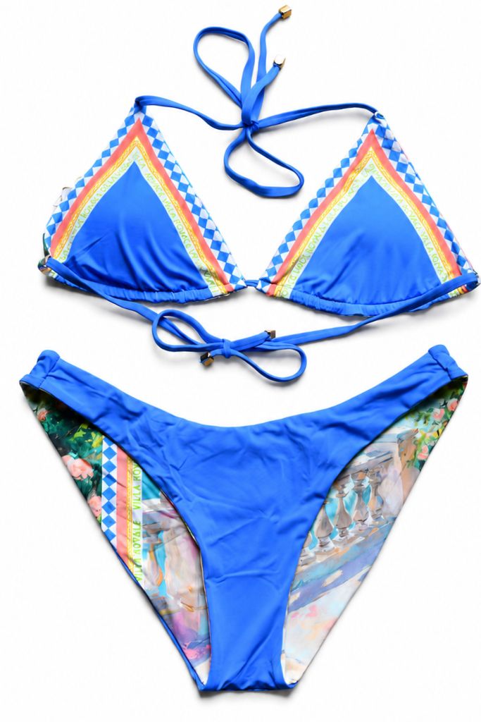 Castaway Babe Reversible Bikini - Blue