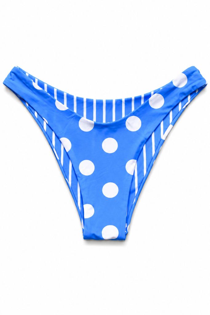 Beach Blast Reversible Bikini - Blue