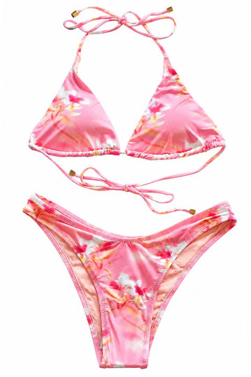 Aloha Honey Floral Bikini - Pink
