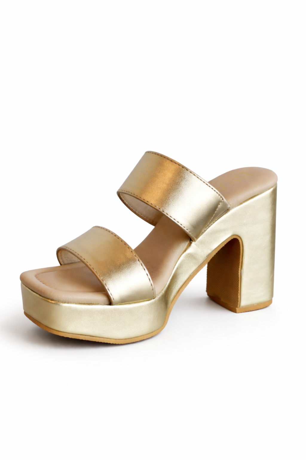 Matisse Gem Platform Heel - Gold