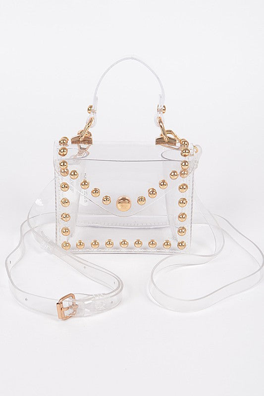 Meant To Appeal Clear Purse - Gold