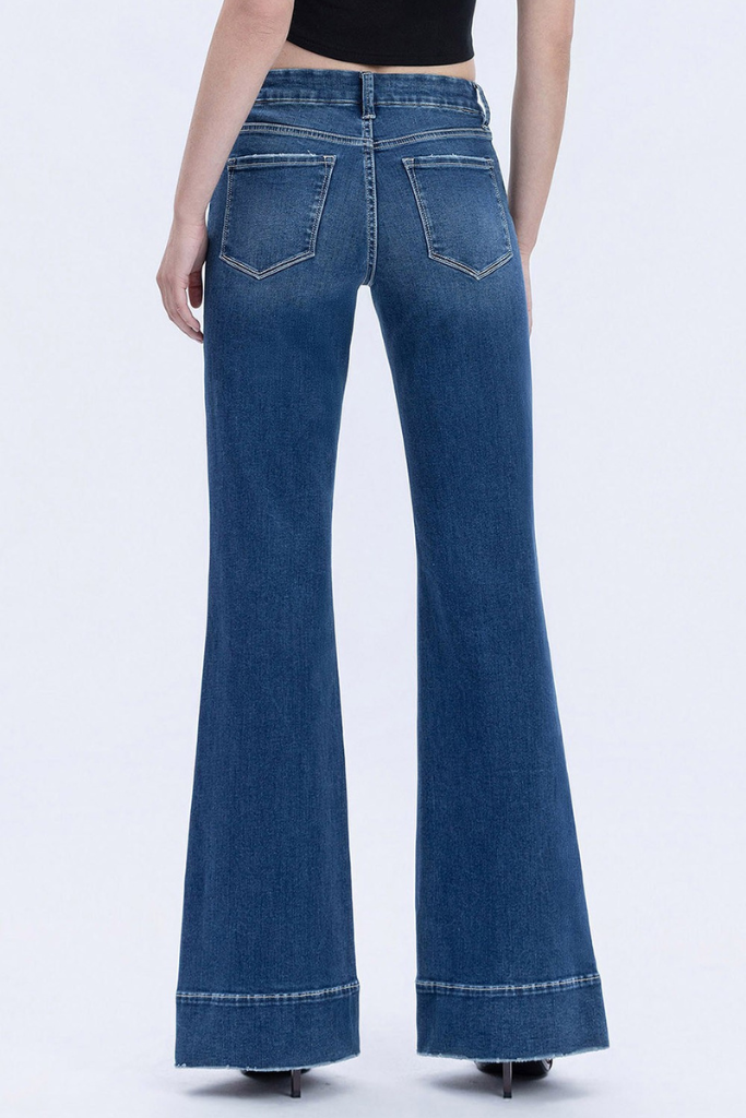 So Vain Flare Jeans - Dark Wash