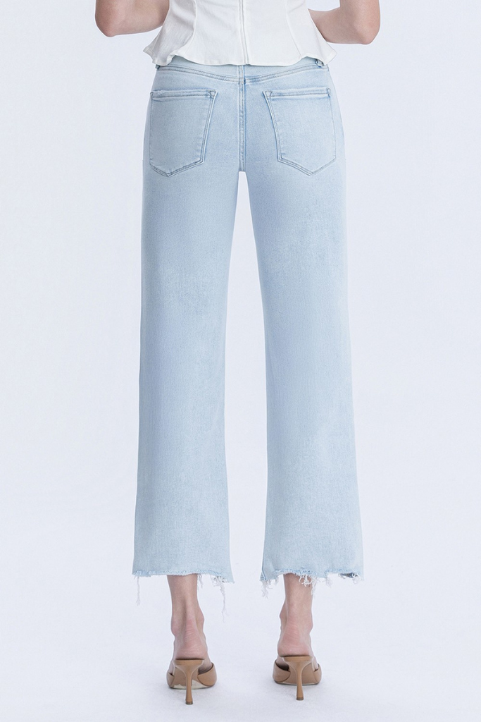 Jesmine Wide Leg Jeans - Light Wash