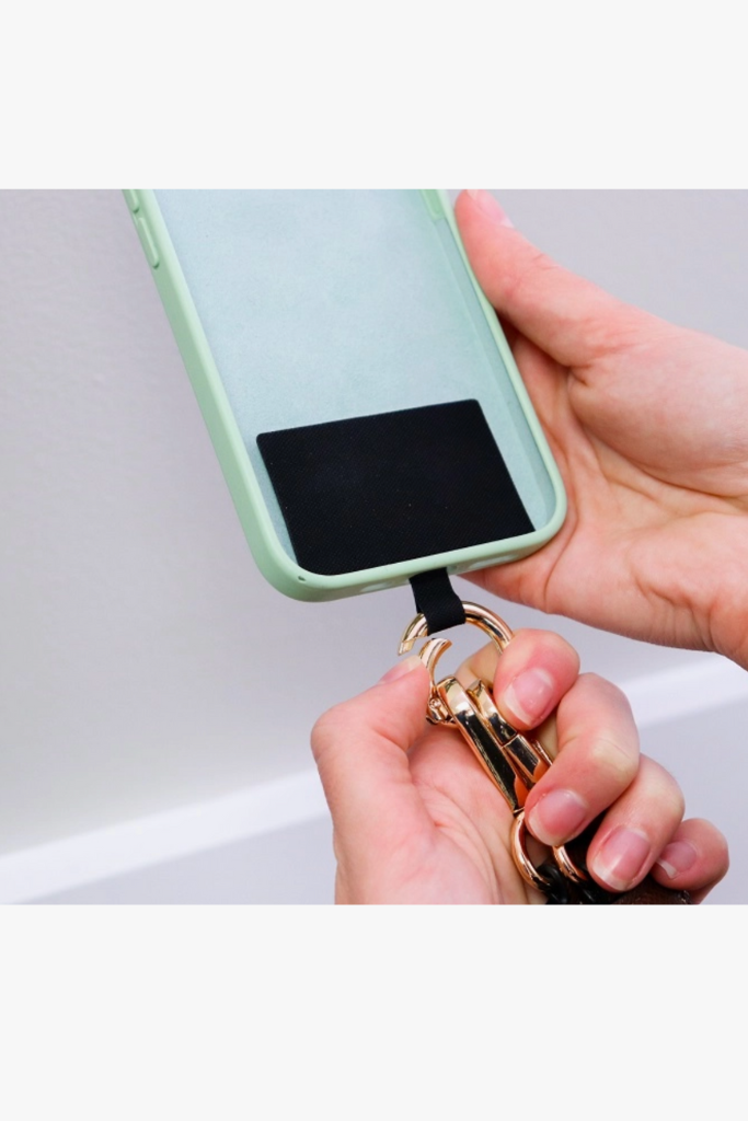 Clip &amp; Go Chain w/Zippered Pouch- Gun Metal