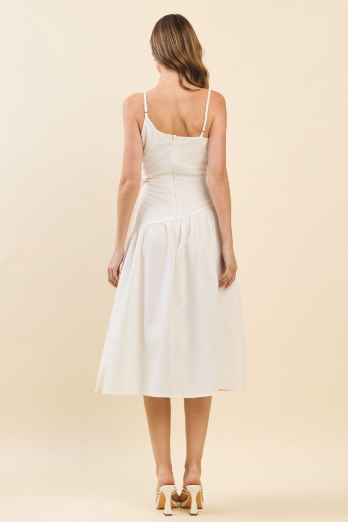 Extra Sweet Midi Dress - White