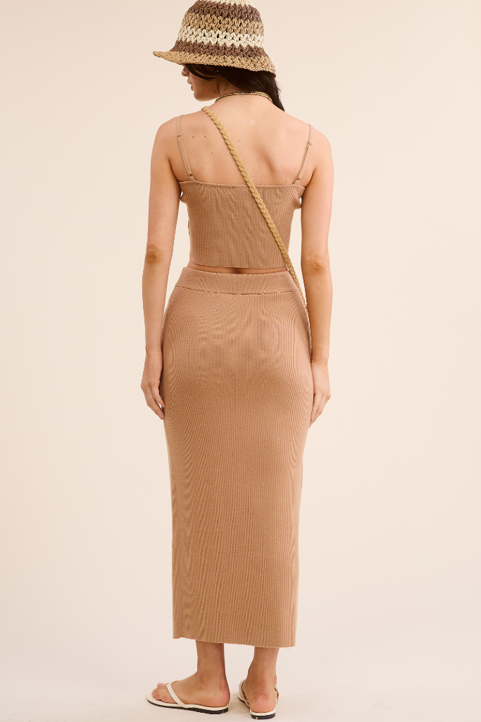 Kaycee Knit Set - Camel