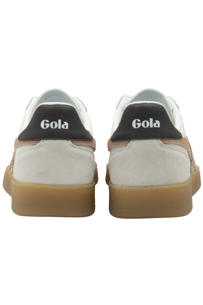 Gola Viper Leather Sneaker- White/Brown