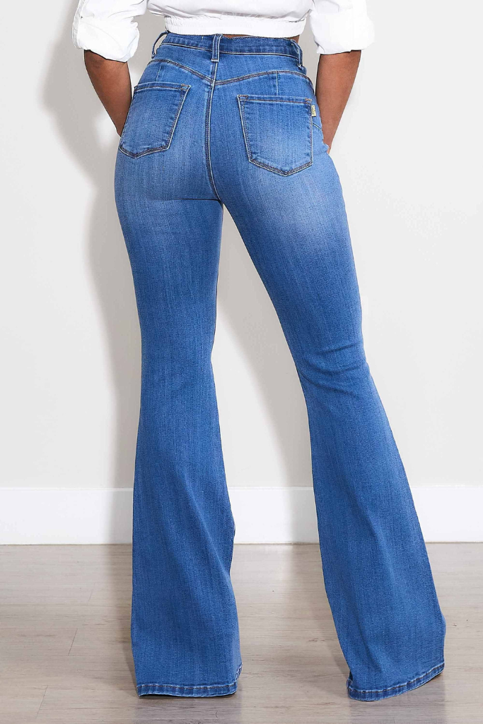 For The Day Flare Jeans - Medium Wash