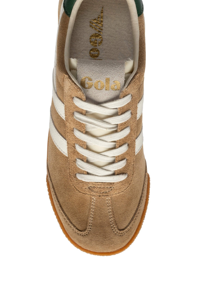 Gola Elan Sneakers - Brown Sugar/White/Green