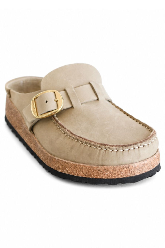Birkenstock Buckley Oiled Leather Clog - Tobacco