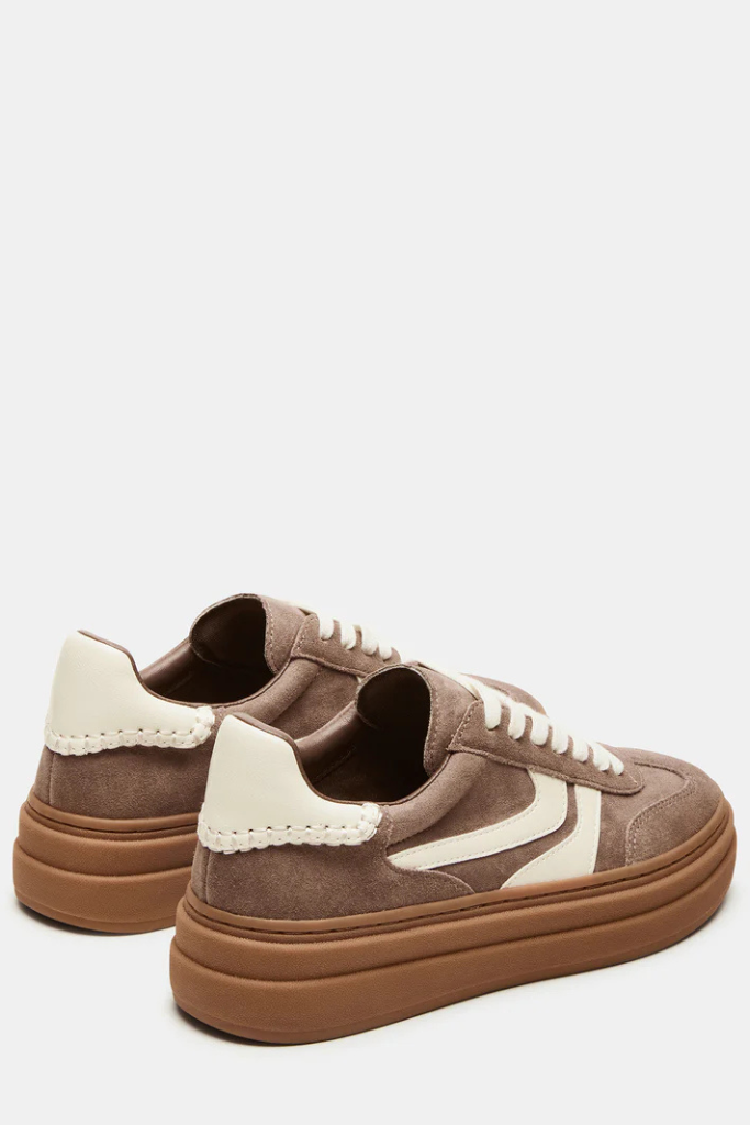 Steve Madden Dodge Sneaker - Taupe Suede