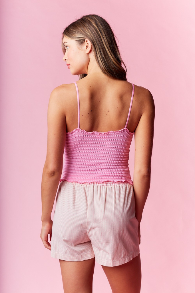Half Awake Tank Top - Pink