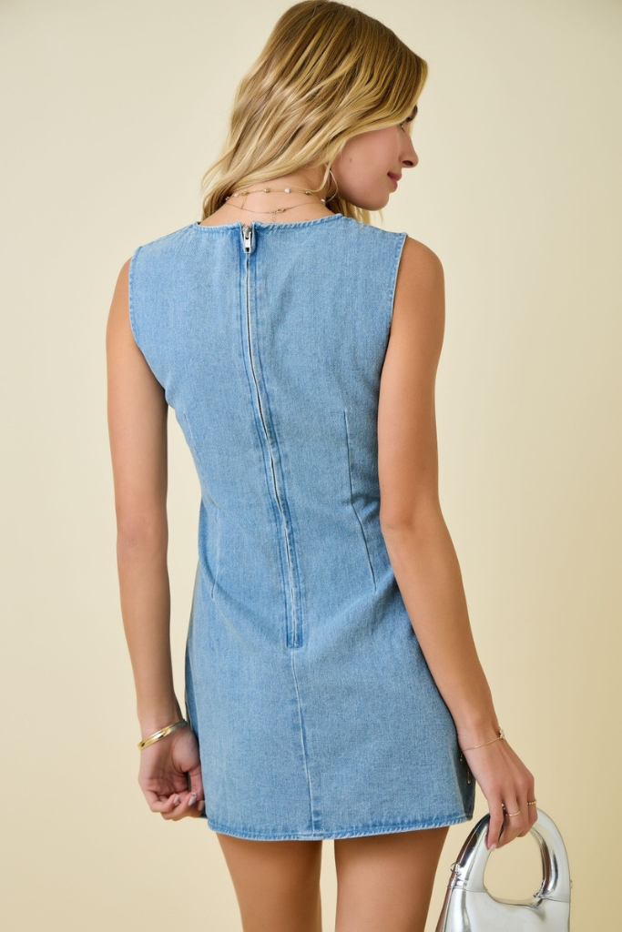 Hard Truth Dress - Denim