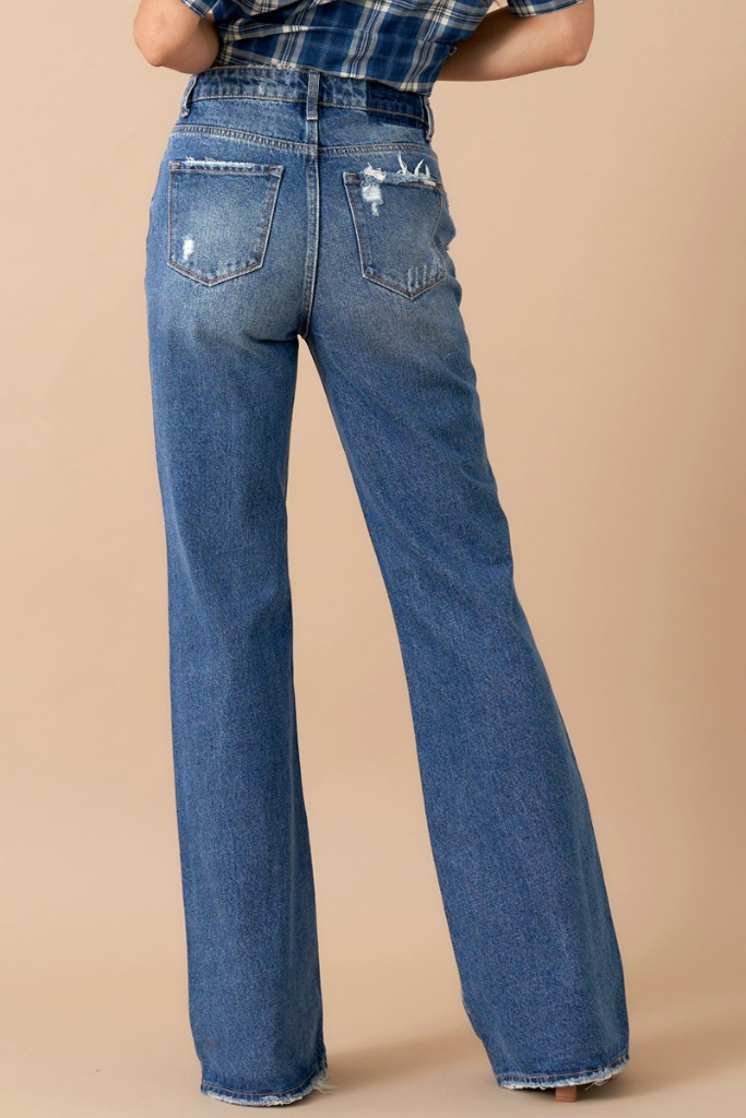 Final Chance Bootcut Jeans - Medium Wash