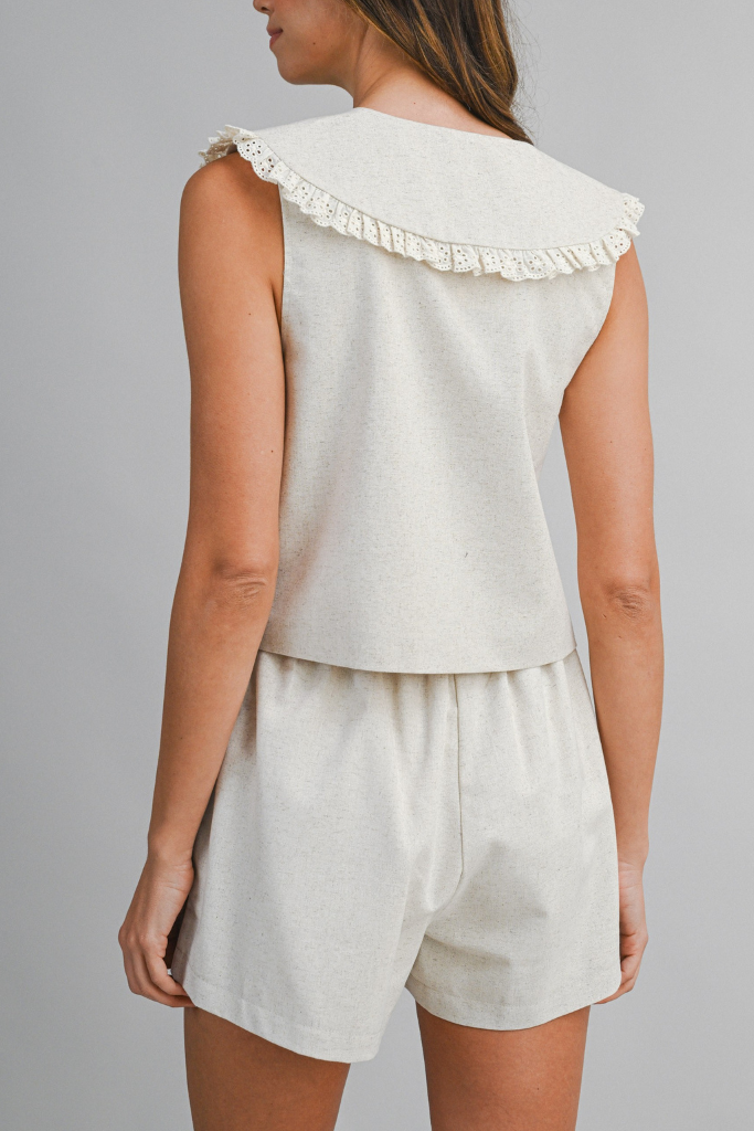 Trishell Linen Set - Oatmeal