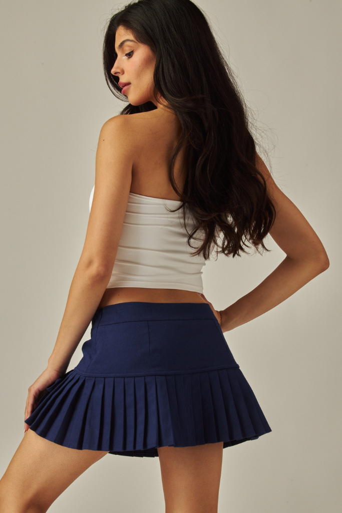 Regina Mini Skort - Navy