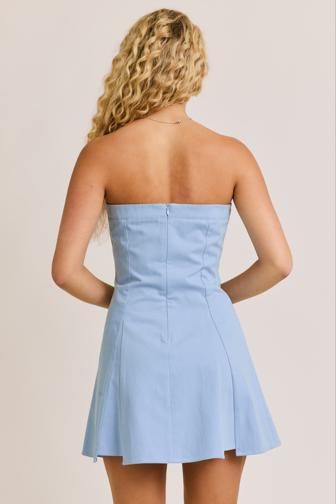 This Feeling Dress  - Baby Blue