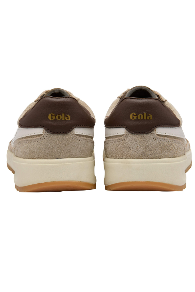 Gola Tornado '88 Sneaker - Bone/ Off White/ Dark Brown