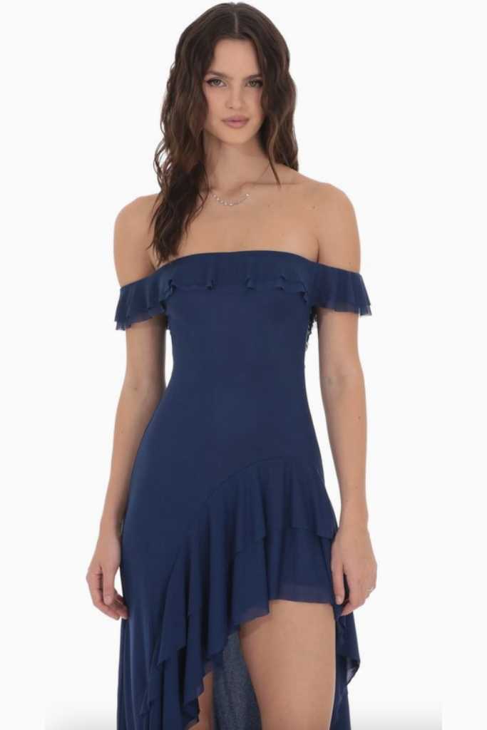 Lucy In The Sky Leyna Maxi Dress- Blue