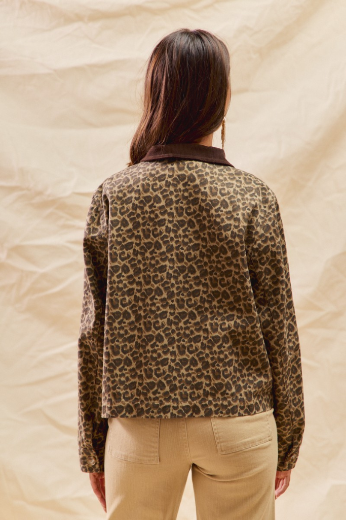 Shirley Barn Jacket - Leopard
