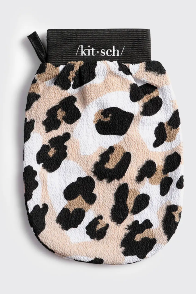 KITSCH Exfoliating Glove - Leopard