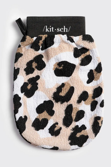 KITSCH Exfoliating Glove - Leopard