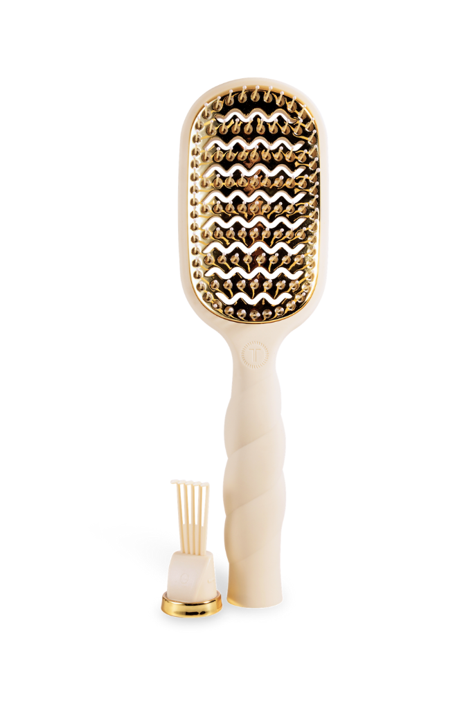 TELETIES Vented Hair Brush - Tan