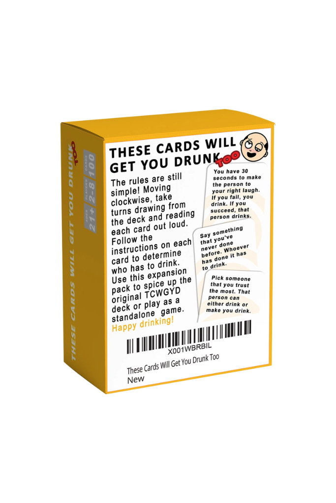 Cards Will Get You Drunk Too Card Game
