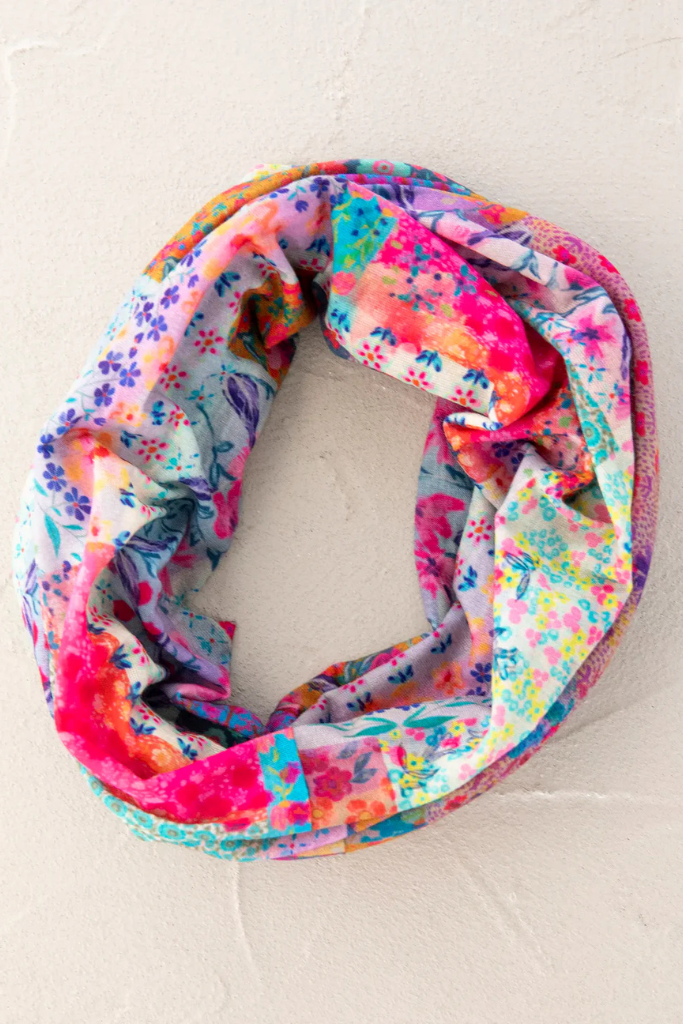 Full Boho Bandeau - Pink Watercolor
