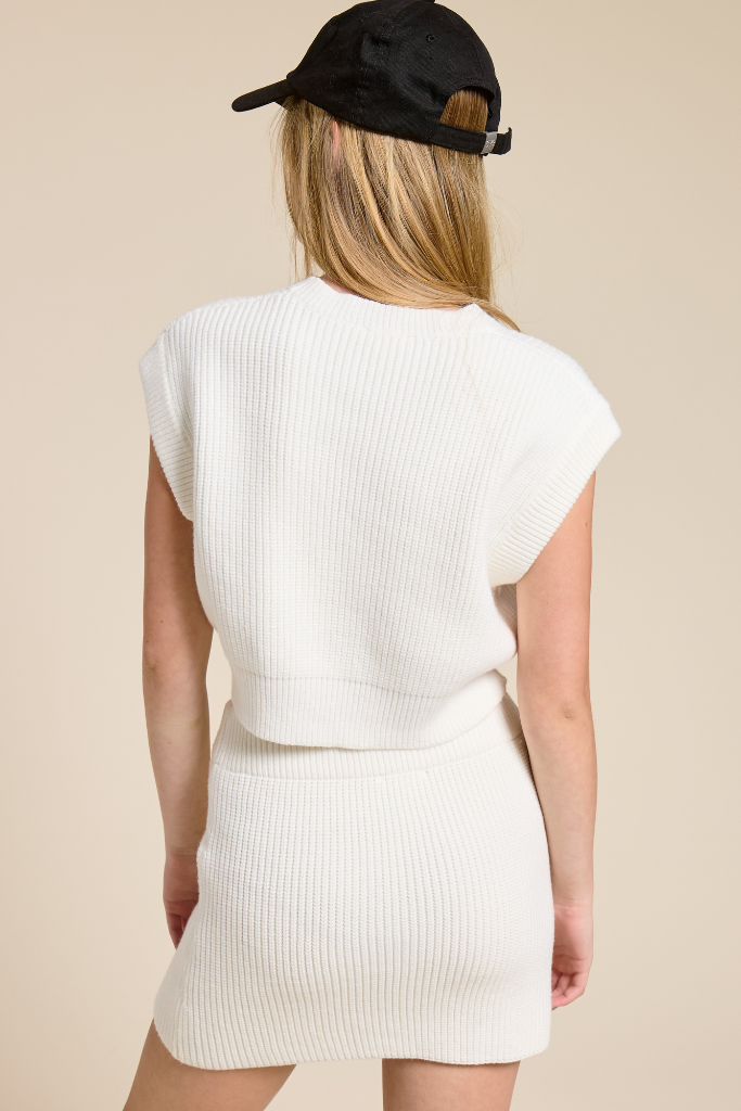 Sweet Smiles Skirt- Ivory