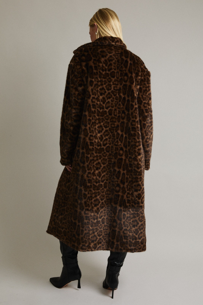 Fall Agenda Coat - Leopard