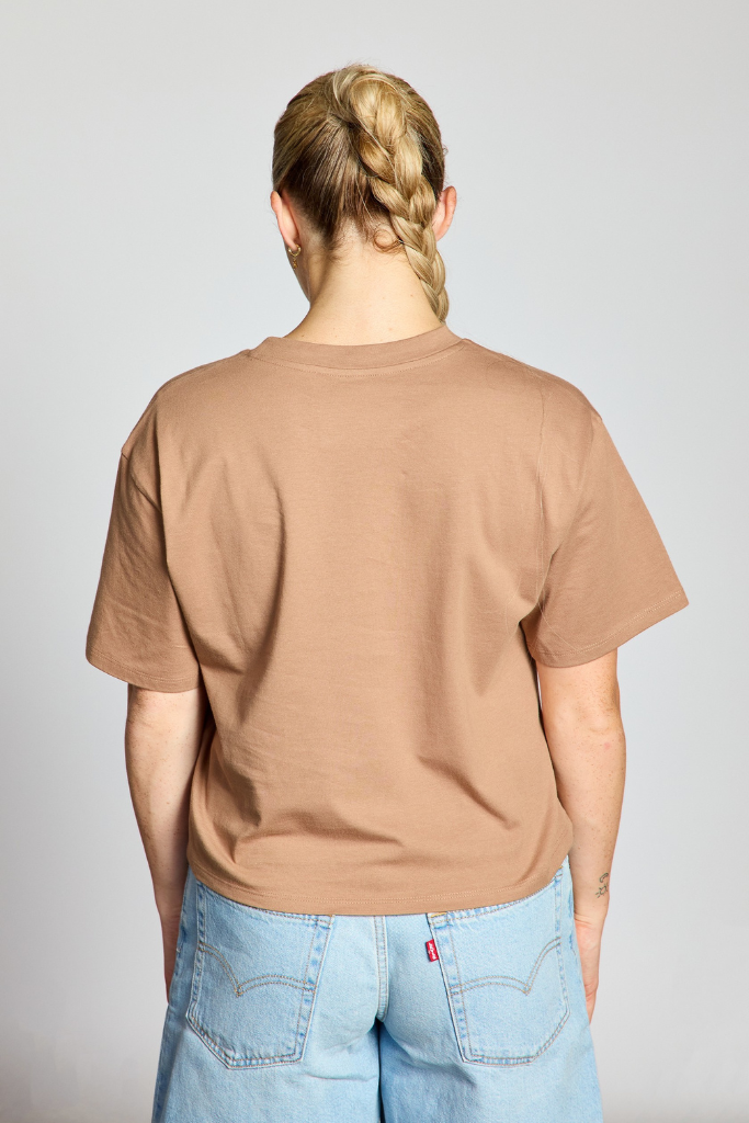 Adalee Short Sleeve Top -  Mocha