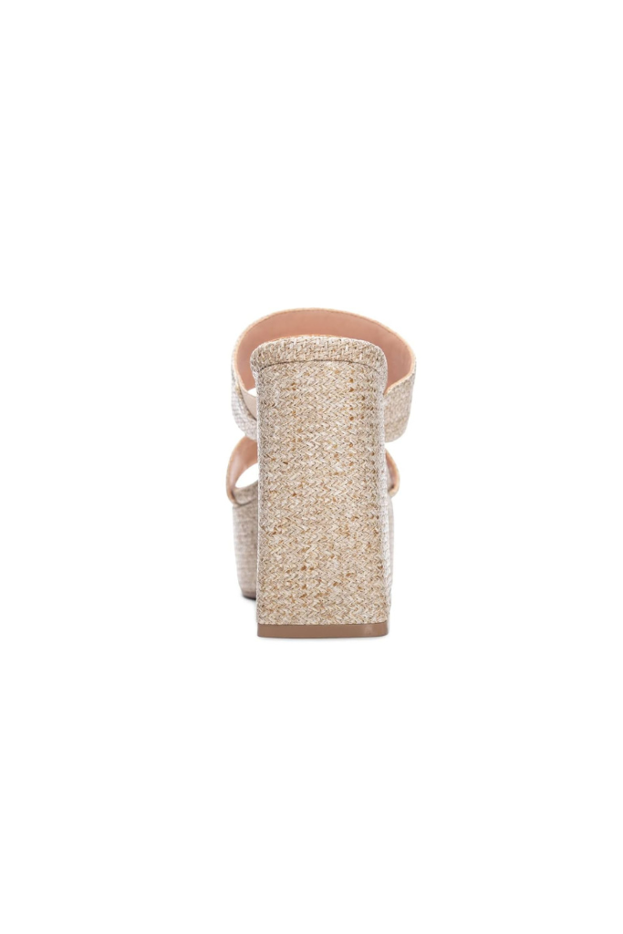 Dirty Laundry Nice Raffia Heel - Natural