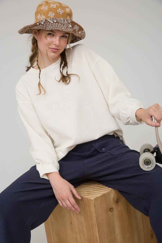 Close By Knit Top - Oatmeal