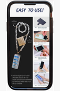 Clip & Go Ice Chain with Pouch- White/Gold