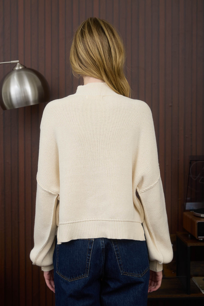 L.A. Crew Pullover Sweater - Cream