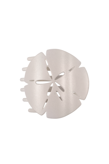 White plastic component on a white background