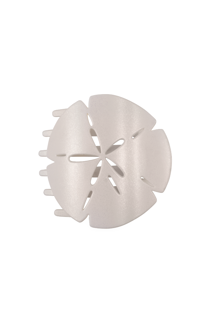 White plastic component on a white background