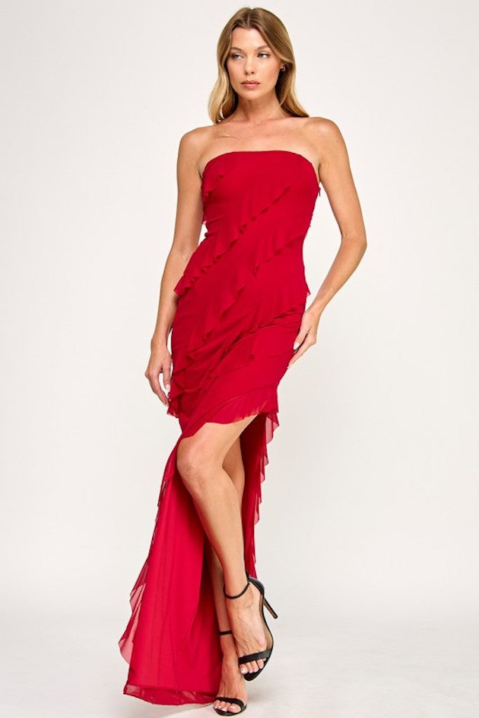 Emma Kate Maxi Dress - Red