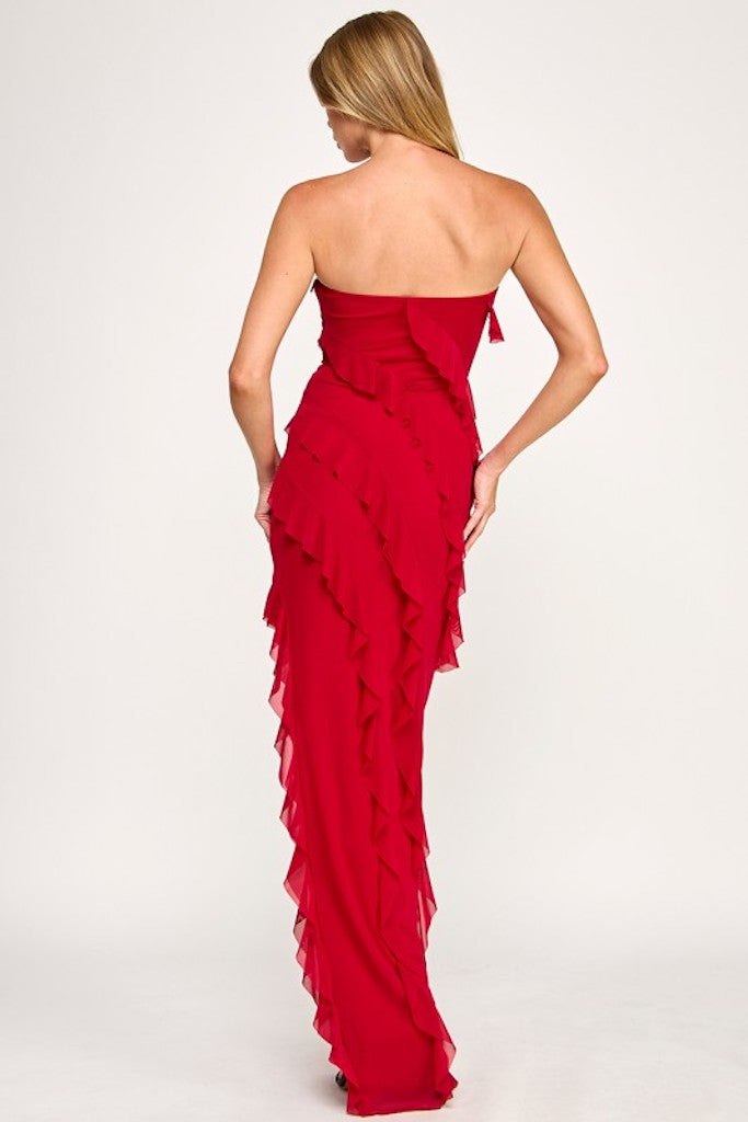 Emma Kate Maxi Dress - Red