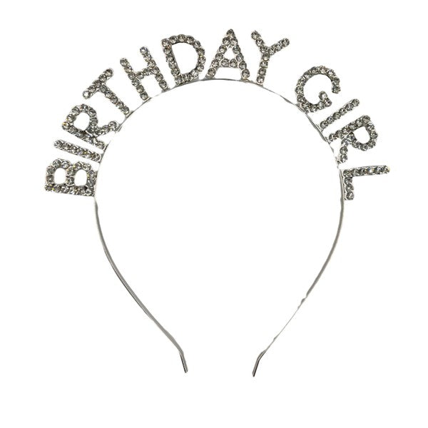 Birthday Headband - Silver