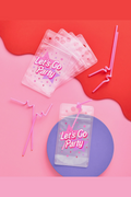 "Let's Go Party" Drink Pouches