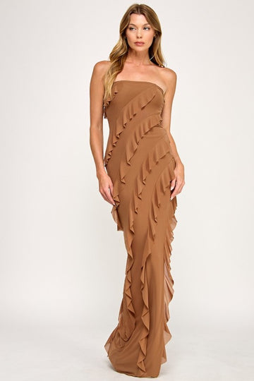 Emma Kate Maxi Dress - Mocha