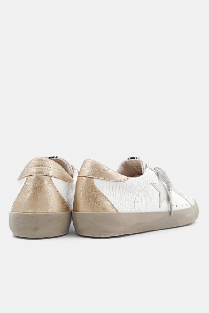 Paula Sneaker- Bone Lizard