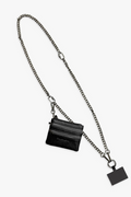 Clip & Go Chain w/Zippered Pouch- Black