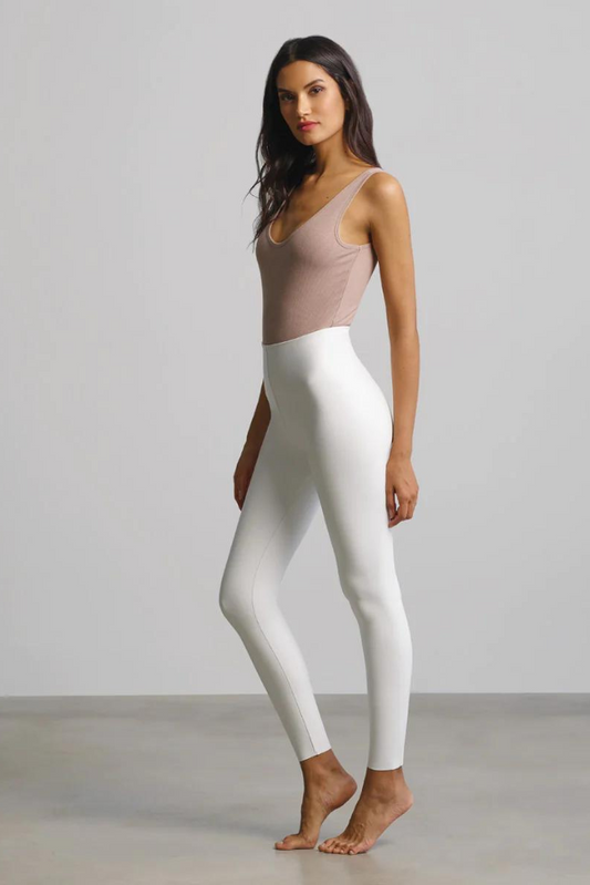 Commando Faux Leather Legging- White