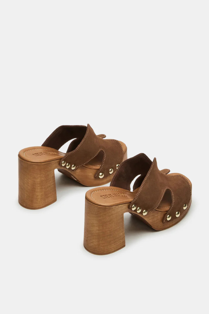 Steve Madden Sunkissed Platform Sandal - Chestnut Suede