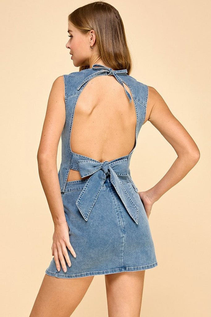 Going Again Set - Denim